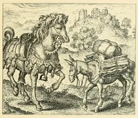 Picture 11 of 26 from Theatrum morum; artliche Gesprach der Thier mit wahren Historien den Menschen zur Lehr. AEgidius Sadeler excud. [Hrsg. von Gesellschaft Deutscher Bücherfreunde in Böhmen.] (1608), leaf 125