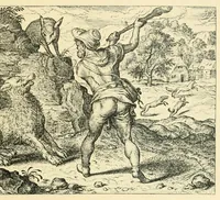 Picture 24 of 26 from Theatrum morum; artliche Gesprach der Thier mit wahren Historien den Menschen zur Lehr. AEgidius Sadeler excud. [Hrsg. von Gesellschaft Deutscher Bücherfreunde in Böhmen.] (1608), leaf 253