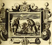 Picture 23 of 103 from Theatrum omium Scientiarum, sive Apparatus, quo exceptus fuit Excmus. Princeps D. Innicus de Guevara et Tassis Comes de Oñate, et Villamediana, etc., & etc., ac Neapolitani Regni prorex sapientissimus in Neapolitana Academia in Instauratione Studiorum anni 1649, etc (1650), leaf 46