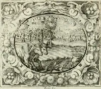 An illustration from Theatrum temporaneum aeternitati Caesaris Montii S.R.E. cardinalis et archiep. Mediolanen. sacrum (1636)