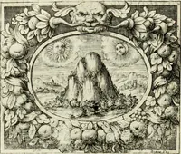 An illustration from Theatrum temporaneum aeternitati Caesaris Montii S.R.E. cardinalis et archiep. Mediolanen. sacrum (1636)