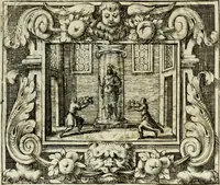An illustration from Theatrum temporaneum aeternitati Caesaris Montii S.R.E. cardinalis et archiep. Mediolanen. sacrum (1636)