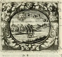 An illustration from Theatrum temporaneum aeternitati Caesaris Montii S.R.E. cardinalis et archiep. Mediolanen. sacrum (1636)