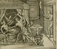An illustration from Theatrum vitae humanæ. (1596)
