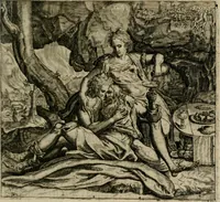 An illustration from Theatrum vitae humanæ. (1596)