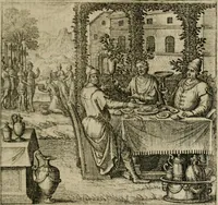 An illustration from Theatrum vitae humanæ. (1596)
