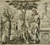 An illustration from Theatrum vitae humanæ. (1596)