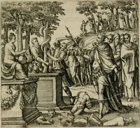 An illustration from Theatrum vitae humanæ. (1596)