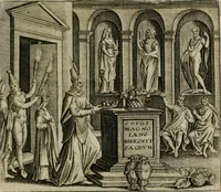 An illustration from Theatrum vitae humanæ. (1596)
