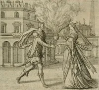An illustration from Theatrum vitae humanæ. (1596)