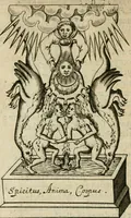 An illustration from Theatrvm chemicvm britannicum : containing severall poeticall pieces of our famous English philosophers, who have written the hermetique mysteries in their owne ancient language (1652)