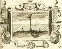 An illustration from Theatrvm omnivm scientiarvm, sive, Apparatvs qvo exceptvs fvit exc.mvs princeps d. Innicvs de Gvevara et Tassis, comes de Oñate & Villamediana, &c. ac Neapolitani regni prorex sapientissimvs, in Neapolitana academia in instavratione stvdiorvm anni MDCXLIX : cvm post sedatos Neapolitani regni tvmvltvs tanto principe avspice neapolitana Pallas armorvm tvrbine pene abrvta capvt erexit (1650)