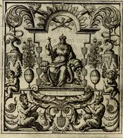 An illustration from Theatrvm temporanevm æternitati Cæsaris Montii, S.R.E. cardinalis et archiep. mediolanen. sacrvm (1635)