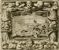 An illustration from Theatrvm temporanevm æternitati Cæsaris Montii, S.R.E. cardinalis et archiep. mediolanen. sacrvm (1635)