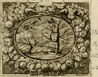 An illustration from Theatrvm temporanevm æternitati Cæsaris Montii, S.R.E. cardinalis et archiep. mediolanen. sacrvm (1635)