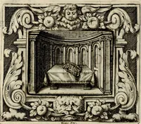 An illustration from Theatrvm temporanevm æternitati Cæsaris Montii, S.R.E. cardinalis et archiep. mediolanen. sacrvm (1635)