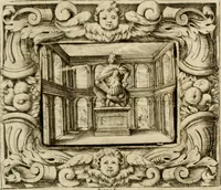 An illustration from Theatrvm temporanevm æternitati Cæsaris Montii, S.R.E. cardinalis et archiep. mediolanen. sacrvm (1635)