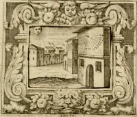 An illustration from Theatrvm temporanevm æternitati Cæsaris Montii, S.R.E. cardinalis et archiep. mediolanen. sacrvm (1635)