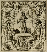 An illustration from Theatrvm temporanevm æternitati Cæsaris Montii, S.R.E. cardinalis et archiep. mediolanen. sacrvm (1635)