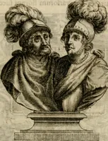An illustration from Theatrvm temporanevm æternitati Cæsaris Montii, S.R.E. cardinalis et archiep. mediolanen. sacrvm (1635)