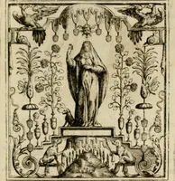 An illustration from Theatrvm temporanevm æternitati Cæsaris Montii, S.R.E. cardinalis et archiep. mediolanen. sacrvm (1635)
