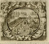 An illustration from Theatrvm temporanevm æternitati Cæsaris Montii, S.R.E. cardinalis et archiep. mediolanen. sacrvm (1635)