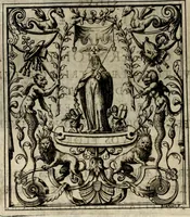 An illustration from Theatrvm temporanevm æternitati Cæsaris Montii, S.R.E. cardinalis et archiep. mediolanen. sacrvm (1635)