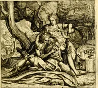 An illustration from Theatrvm Vitae Humanae (1596)