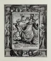 Picture 4 of 29 from [The dance of death (1680), leaf 13