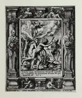 An illustration from [The dance of death (1680)