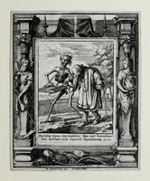 An illustration from [The dance of death (1680)