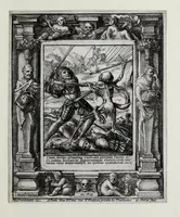 Picture 21 of 29 from [The dance of death (1680), leaf 49