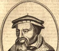 Picture 41 of 69 from The marrow of ecclesiastical history : contained in the lives of one hundred forty eight fathers, schoolmen, first reformers, and modern divines which have flourished in the Church since Christ's time to this present age : faithfully collected and orderly disposed according to the centuries wherein they lived : together with the lively effigies of most of the eminentest of them cut in copper (1654), leaf 464