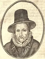 An illustration from The marrow of ecclesiastical historie, conteined in the lives of the fathers and other learned men and famous divines which have flourished in the Church since Christ's time to this present age. Faithfully collected out of several autors and orderly disposed according to the centuries wherein they lived. Together with the livelie effigies of most of the eminentest of them cut in copper (1650)