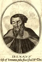 An illustration from The marrow of ecclesiastical historie, conteined in the lives of the fathers and other learned men and famous divines which have flourished in the Church since Christ's time to this present age. Faithfully collected out of several autors and orderly disposed according to the centuries wherein they lived. Together with the livelie effigies of most of the eminentest of them cut in copper (1650)
