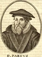 An illustration from The marrow of ecclesiastical historie, conteined in the lives of the fathers and other learned men and famous divines which have flourished in the Church since Christ's time to this present age. Faithfully collected out of several autors and orderly disposed according to the centuries wherein they lived. Together with the livelie effigies of most of the eminentest of them cut in copper (1650)