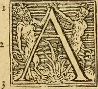 An illustration from [The New Testament of Iesus Christ : faithfully translated into English ... in the English College of Rhemes] (1582)