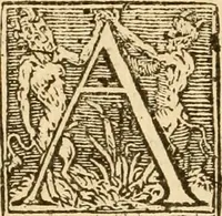 An illustration from [The New Testament of Iesus Christ : faithfully translated into English ... in the English College of Rhemes] (1582)