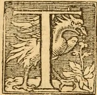 An illustration from [The New Testament of Iesus Christ : faithfully translated into English ... in the English College of Rhemes] (1582)