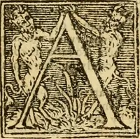 An illustration from [The New Testament of Iesus Christ : faithfully translated into English ... in the English College of Rhemes] (1582)