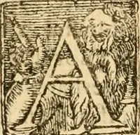 An illustration from [The New Testament of Iesus Christ : faithfully translated into English ... in the English College of Rhemes] (1582)