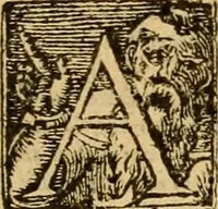 An illustration from [The New Testament of Iesus Christ : faithfully translated into English ... in the English College of Rhemes] (1582)