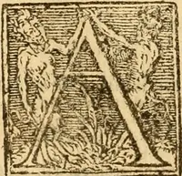 An illustration from [The New Testament of Iesus Christ : faithfully translated into English ... in the English College of Rhemes] (1582)