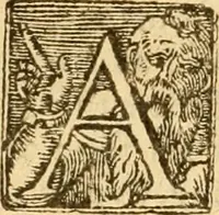 An illustration from [The New Testament of Iesus Christ : faithfully translated into English ... in the English College of Rhemes] (1582)