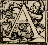 An illustration from Theōnos Sophiston Progymnasmata = Theonis Sophistae Primae apud rhetorem exercitationes (1541)