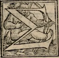 An illustration from Theōnos Sophiston Progymnasmata = Theonis Sophistae Primae apud rhetorem exercitationes (1541)