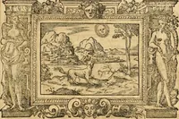 Picture 38 of 71 from Theodori Bezae Vezelii Poemata varia : sylvae, elegiae, epitaphia, epigrammata, icones, emblemata, Cato Censorius : omnia ab ipso auctore in vnum nunc corpus collecta & recognita (1597), leaf 270