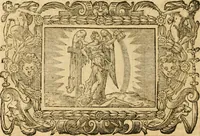 An illustration from Theodori Bezae Vezelii Poemata varia : sylvae, elegiae, epitaphia, epigrammata, icones, emblemata, Cato Censorius : omnia ab ipso auctore in vnum nunc corpus collecta & recognita (1597)