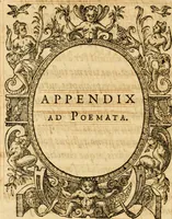 Picture 70 of 71 from Theodori Bezae Vezelii Poemata varia : sylvae, elegiae, epitaphia, epigrammata, icones, emblemata, Cato Censorius : omnia ab ipso auctore in vnum nunc corpus collecta & recognita (1597), leaf 373
