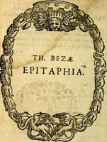 Picture 4 of 55 from Theodori Bezæ Vezelii Poëmata varia ... (1599), leaf 107